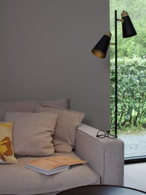 PR Home Wien Golvlampa Svart 2-arm 157cm