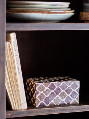 Låda med lock Brun Resin | Bloomingville Creative