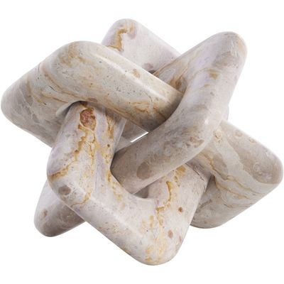 Lene Bjerre Ellia Dekoration Linne Marmor H15 cm