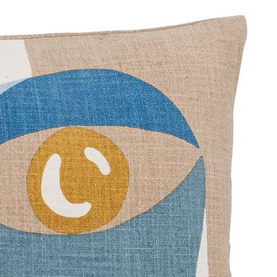 Kudde Blå Bomull Ditte | Bloomingville
