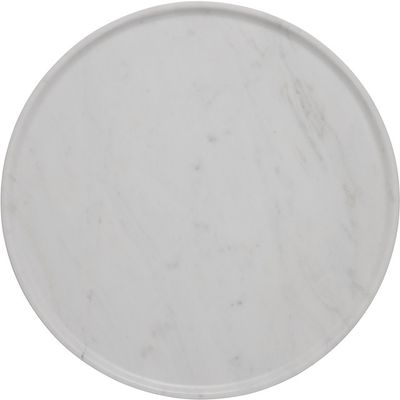 Lene Bjerre Ellia Bricka Vit Marmor Ø40 cm