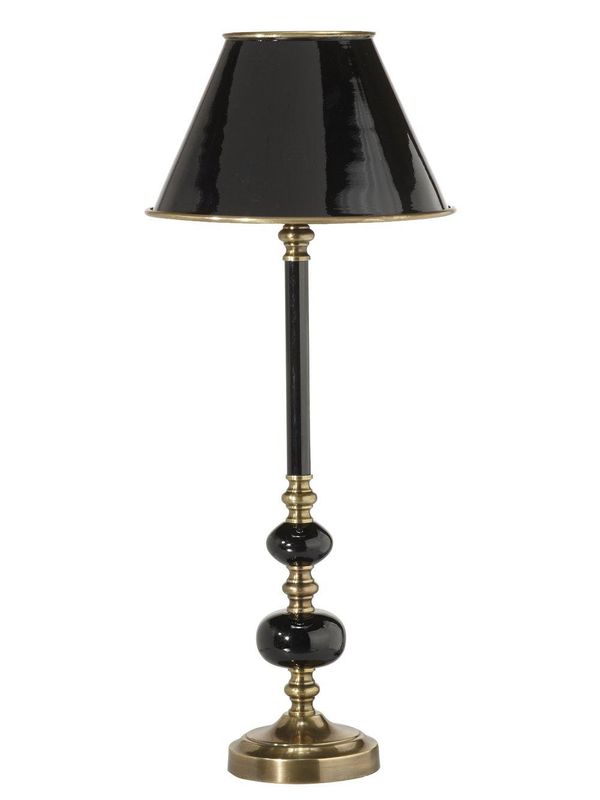PR Home Abbey Bordslampa med metallskärm 57 cm Svart