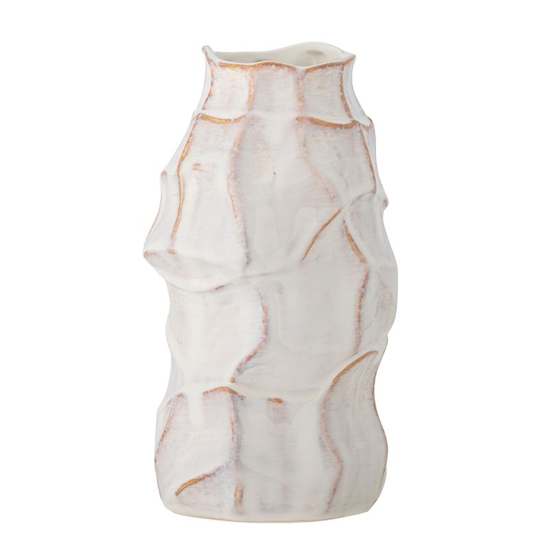 Vas Vit Stengods Dolores | Bloomingville