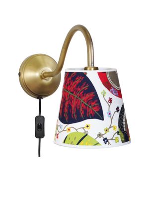 PR Home Ester Vägglampa Mässing Brun