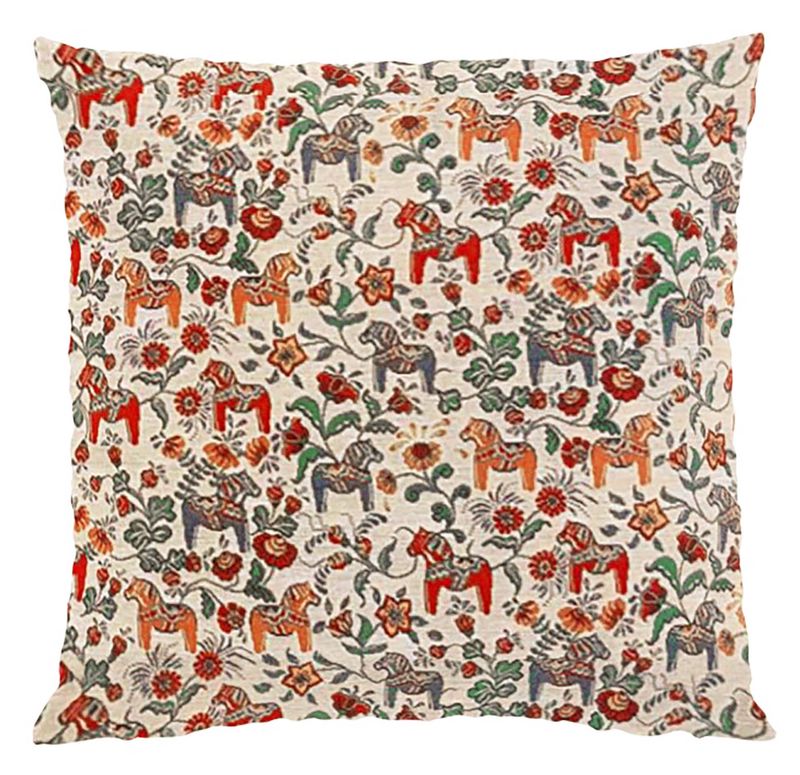 Leksand Mini jacquard beige kuddfodral Arvidssons Textil