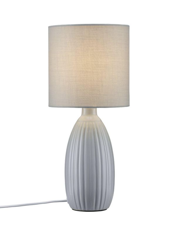 Uno bordslampa Grå 37cm Ljusgrå | PR Home