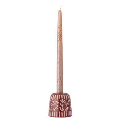 Ljusstake Lila Stengods Samsin | Bloomingville
