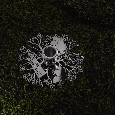 Hilke Collection Ljusstake Hilke X Mumin No.1 Silver