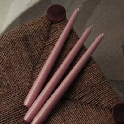 Hilke Collection Herrgårdsljus - Rosa Metallic