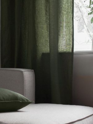 Svanefors Julie Gardin 2-pack Grön 145x250 cm