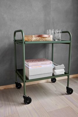 Maki Trolley Olivgrön Stål Oyoy Living