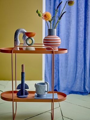 Sidobord Brun Metall Reet | Bloomingville