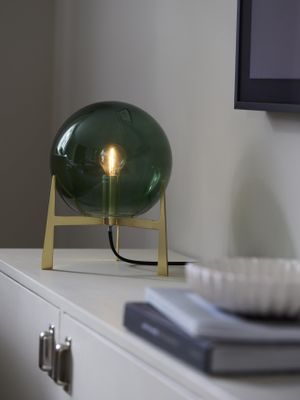 PR Home Milla Bordslampa Guld/Grön 28cm