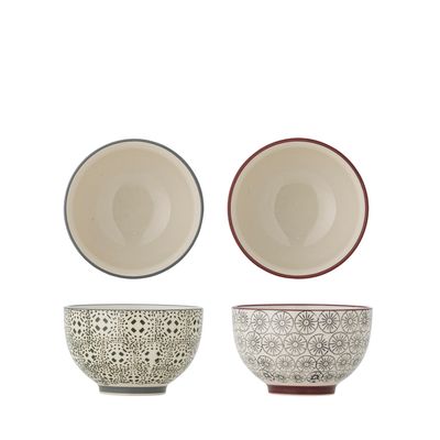Skål Grön Stengods Karine 2-pack | Bloomingville