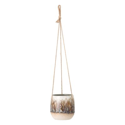 Hängande kruka Natur Stengods Rezan | Bloomingville