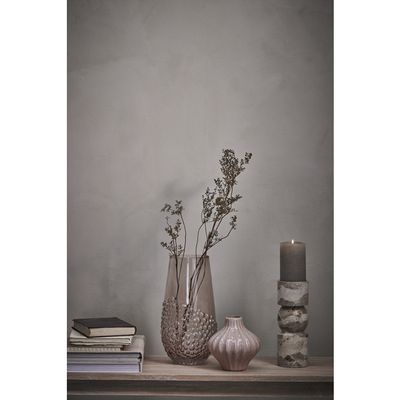 Lene Bjerre Ellia Ljusstake Linne Marmor H23 cm