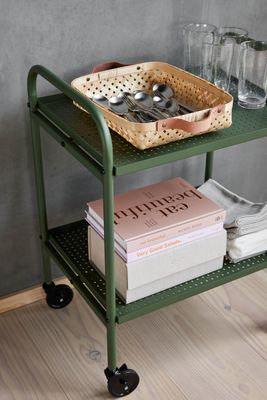 Maki Trolley Olivgrön Stål Oyoy Living