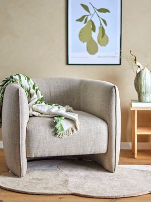 Fåtölj Natur Återvunnen polyester Bacio | Bloomingville