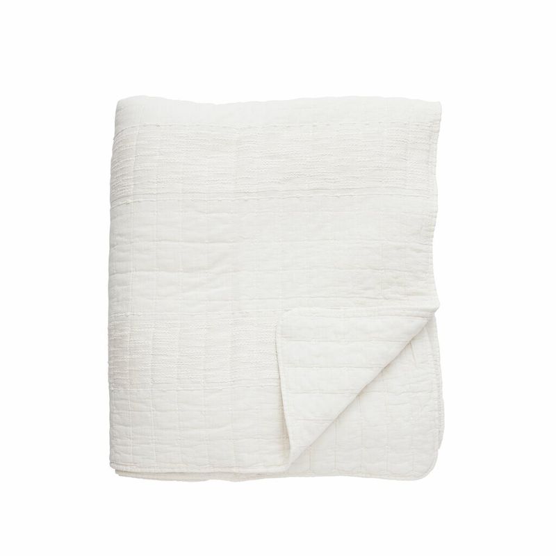 Lene Bjerre Isadora Överkast Benvit Bomull