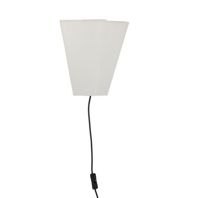 Vägglampa Vit Papper Janese | Bloomingville