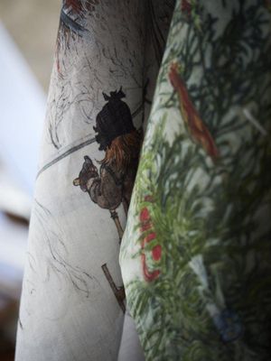 Svanefors Gården Kökshandduk Grå 50x70 cm