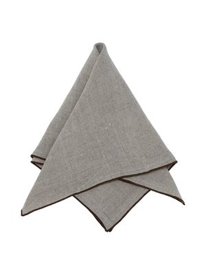 Celine Servett Mörk nougat 45x45cm | Svanefors