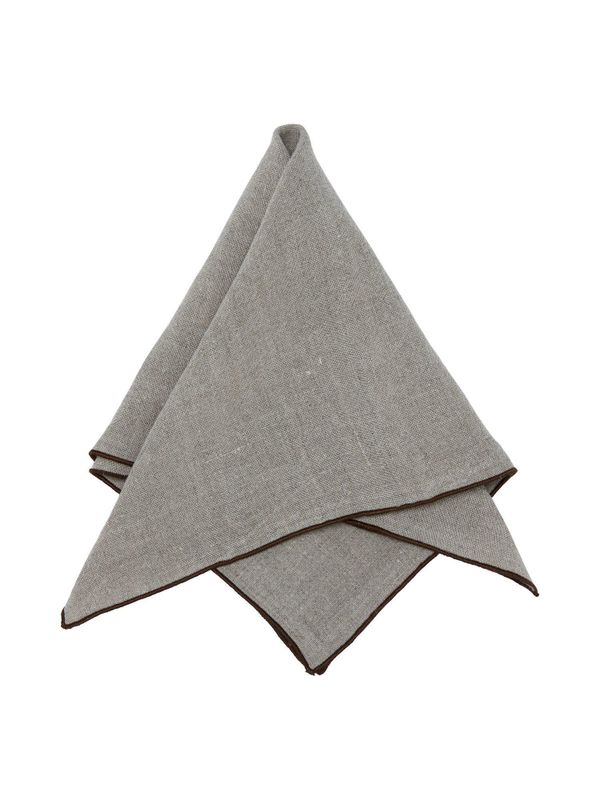 Celine Servett Mörk nougat 45x45cm | Svanefors