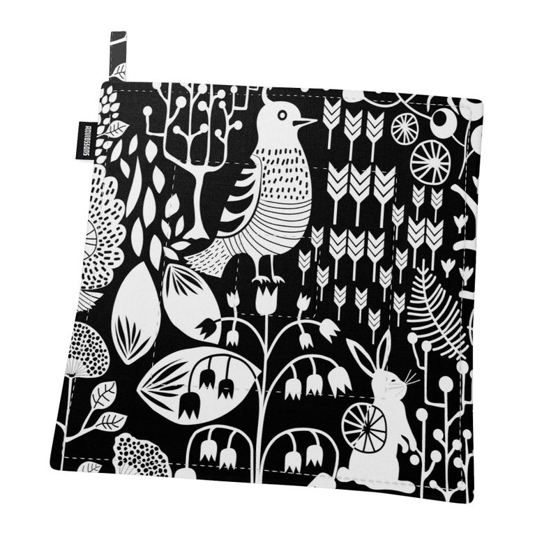 Fyri svart grytlapp Arvidssons Textil