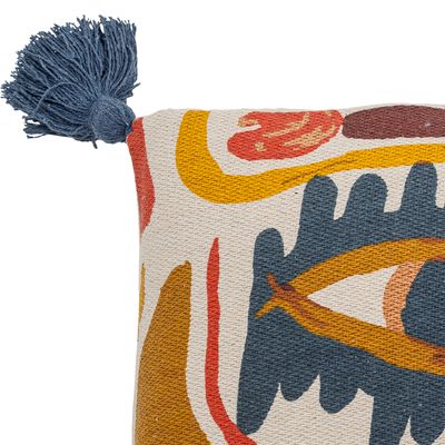 Kudde Orange Återvunnen bomull Horus | Bloomingville