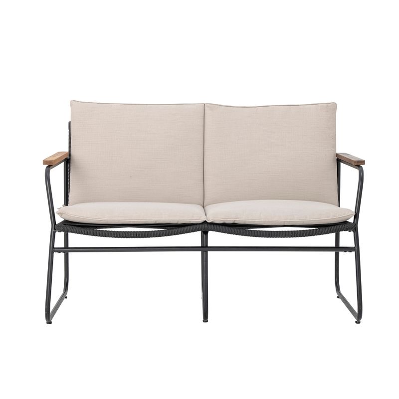 Soffa Svart Metall Hampton | Bloomingville
