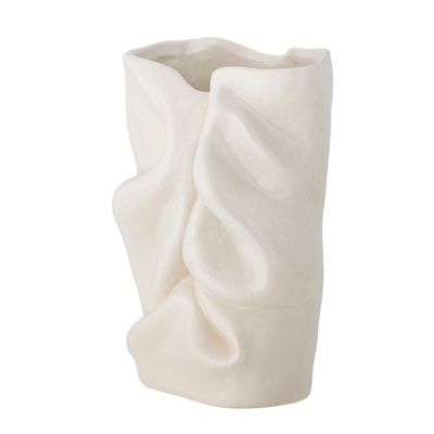 Vas Vit Stengods Fabrice | Bloomingville
