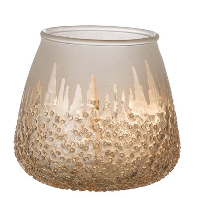 Värmeljushållare Guld Återvunnet glas Fenjah | Bloomingville