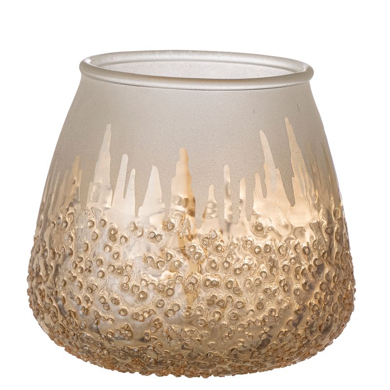 Värmeljushållare Guld Återvunnet glas Fenjah | Bloomingville