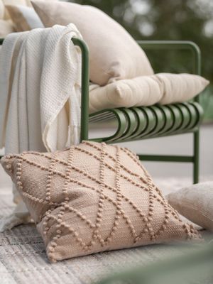 Alma Kuddfodral Beige 50x50cm | Svanefors