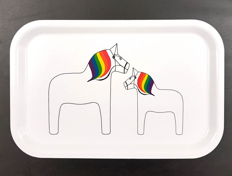 Pride Horse bricka Arvidssons Textil