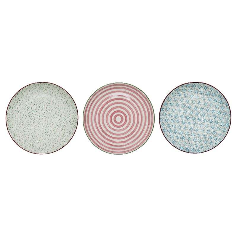 Tallrik Blå Stengods Patrizia 3-pack | Bloomingville