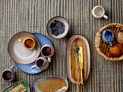 Djup tallrik Natur Stengods Sandrine | Bloomingville