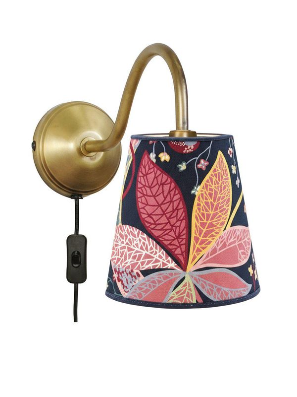 PR Home Ester Vägglampa Mässing Grön