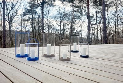 Lykta Svart Metall. Glas OYOY LIVING