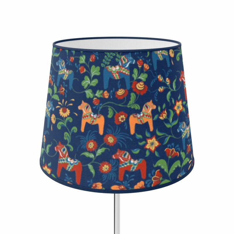 Leksand Mini mörkblå lampskärm Ø30 cm Arvidssons Textil