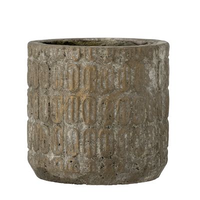 Dekorationskruka Grå Cement Benas | Bloomingville