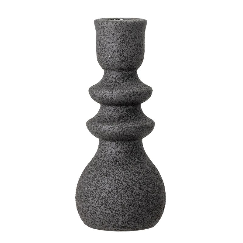 Ljusstake Svart Stengods Emie | Bloomingville