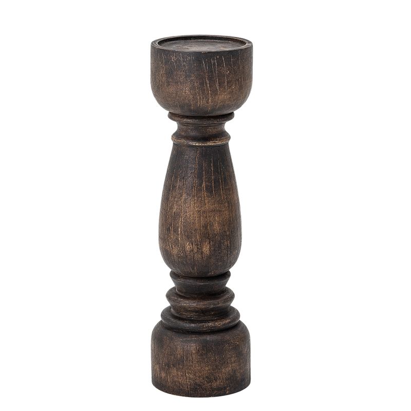 Theron Piedestal Brun Mango Ø12.5cm Bloomingville