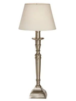 Salong Lampfot Antiksilver 33cm | PR Home