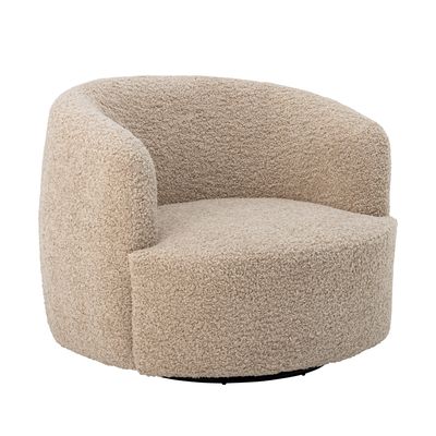 Fåtölj Natur Polyester Bocca | Bloomingville