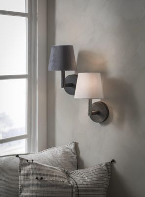 PR Home Columbus Vägglampa Industrigrå 22cm