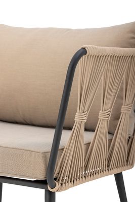 Fåtölj Brun Metall Pavone Fire-resistant | Bloomingville