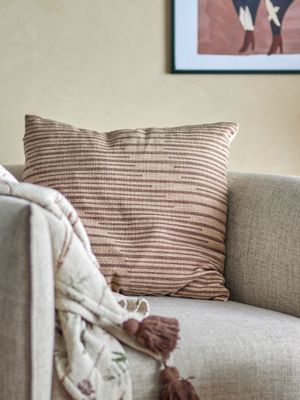 Kudde Brun Bomull Witham | Bloomingville