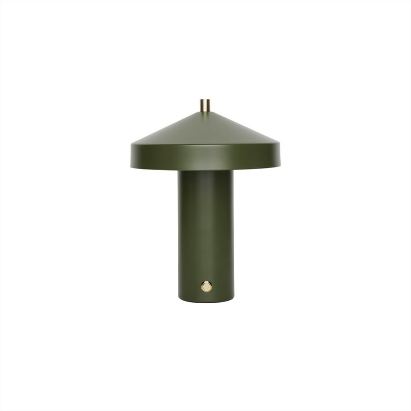 Bordslampa Oliv Stål. Mässing OYOY LIVING