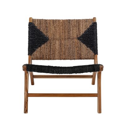 Fåtölj Svart Teak | Bloomingville Creative